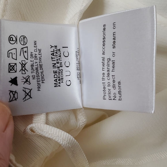 NWT Gucci pants, cream, seize 40, NWT - Picture 6 of 15